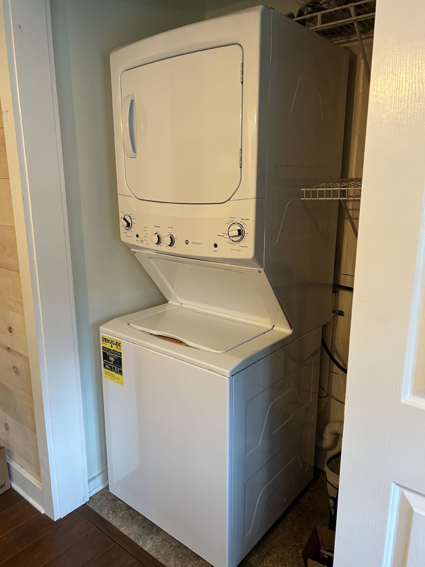 Apartment Laundry In Kitchen Utility Closet