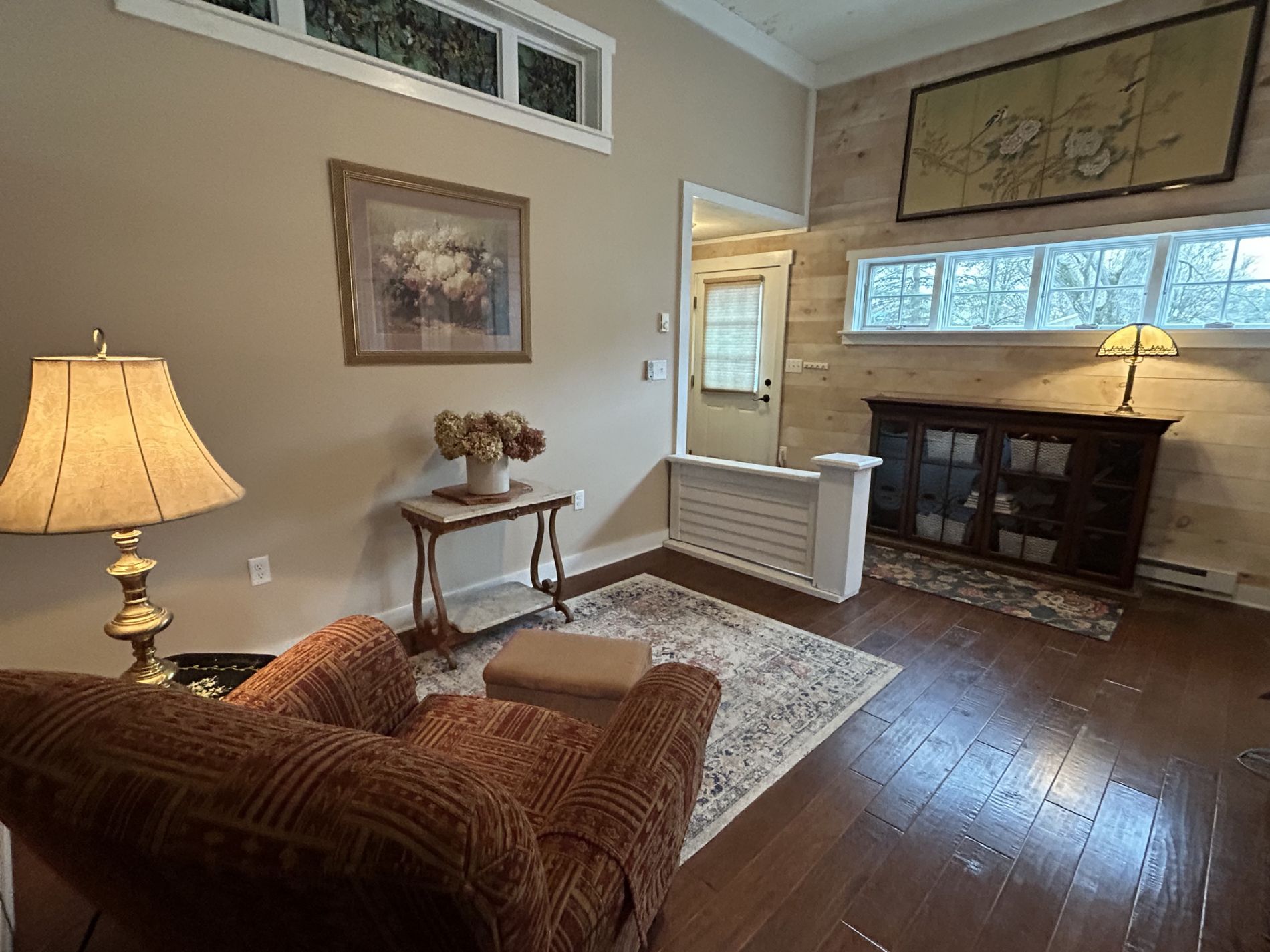 Entry and Sitting Area of Apartment