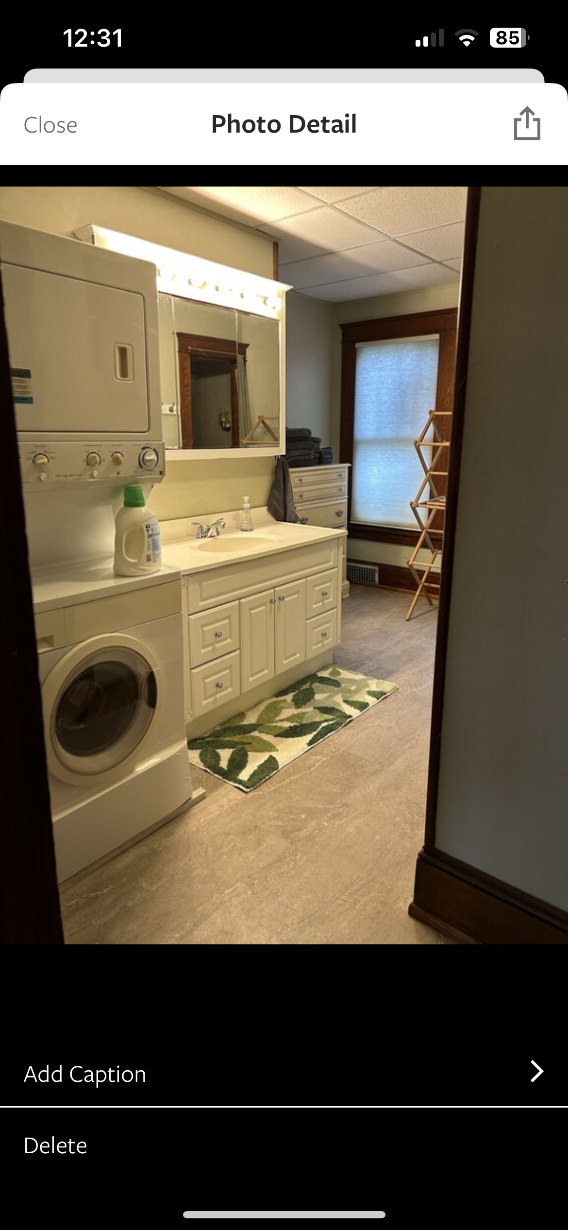 House Downstairs Bathroom with Shower and Laundry