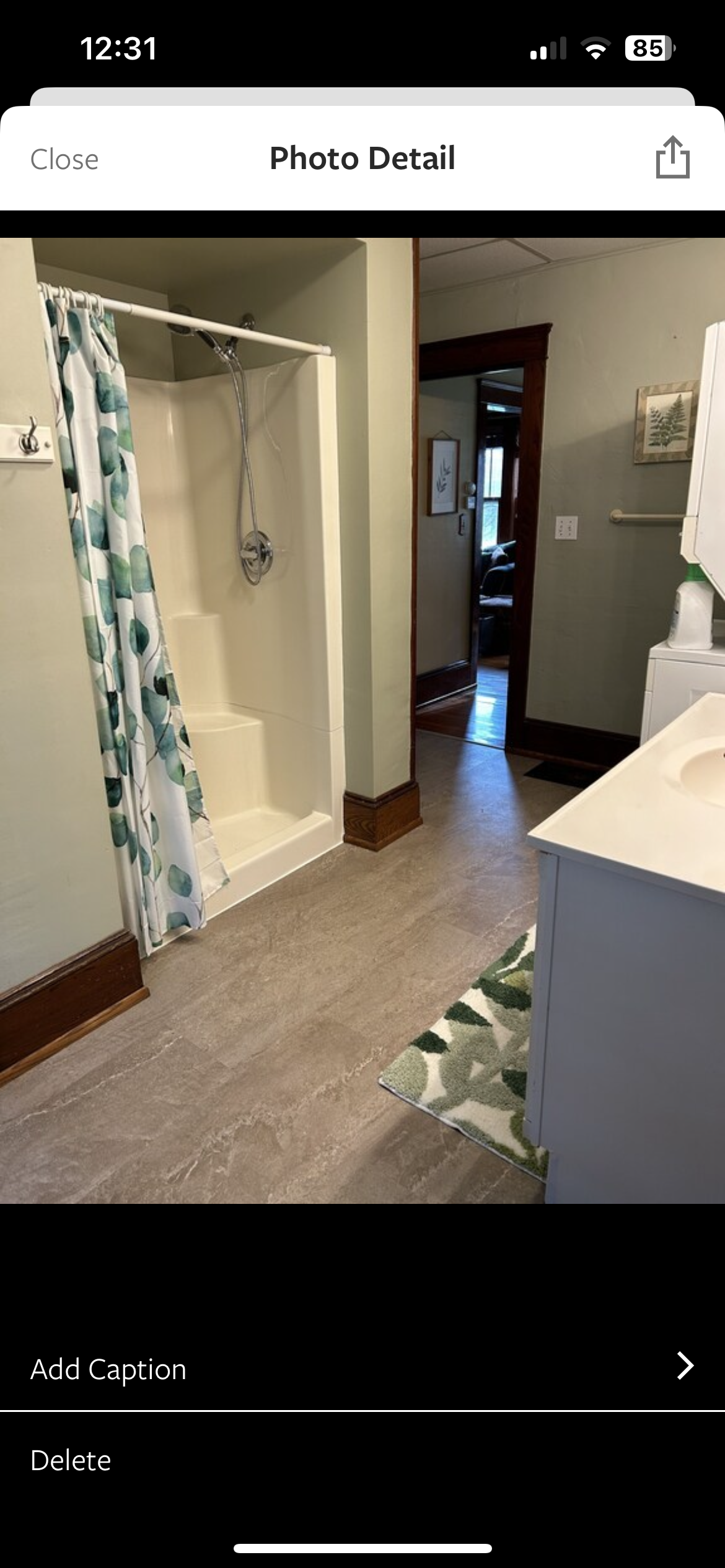 House Downstairs Bathroom with Shower and Laundry