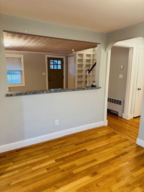 Front Entrance Living Room/Kitchen View