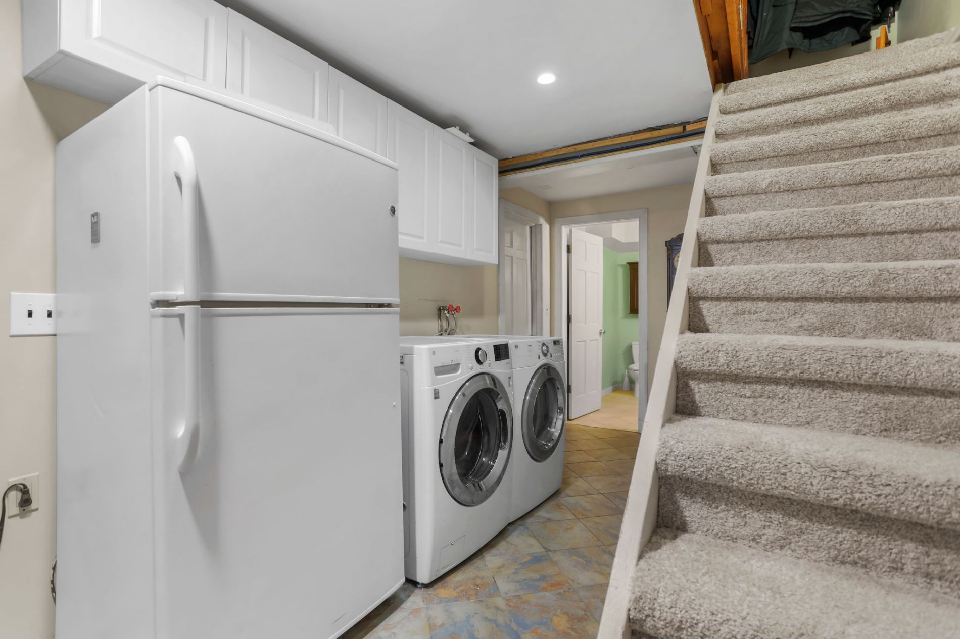 Laundry Area in Basement